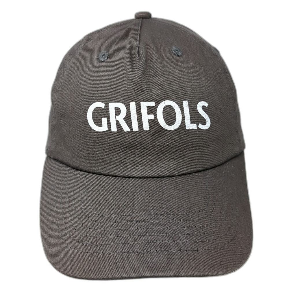 Hit Wear Grifols Baseball Cap Gray OSFM Strapback Hat Cotton Corporate Pharma
